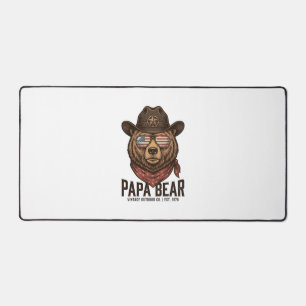 Ours Papa Ours Cowboy Patriotique Vintage Vector D
