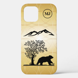 Ours personnalisé Silhouette Apple iPhone 12 Coque