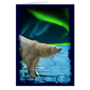 Ours polaire arctique et cadeaux d'art Aurora