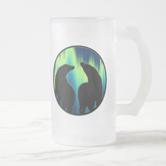 Ours polaire Art Bière Mug Premières nations Ours  (Droit)