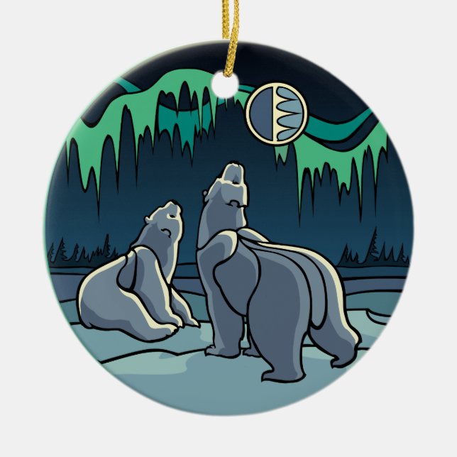 Ours Polaire Art Ornement Ours Garde Ours Cadeaux  (Devant)