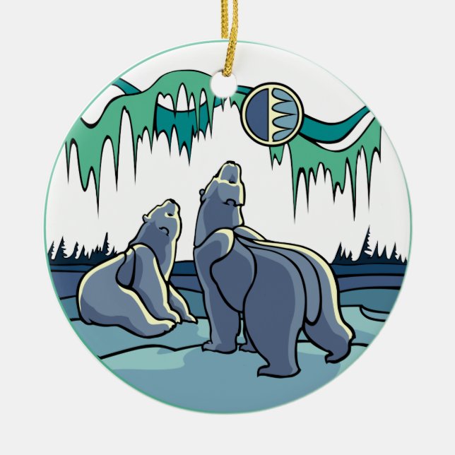 Ours Polaire Art Ornement Ours Garde Ours Cadeaux  (Devant)
