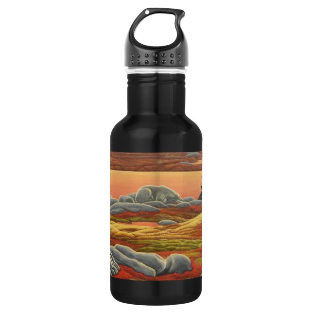 Ours polaire Art Ours Art Ours Art Bouteille Sport (Devant)