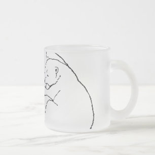 Ours polaire Bière Mug Verre Mère & Cubs Ours Mug