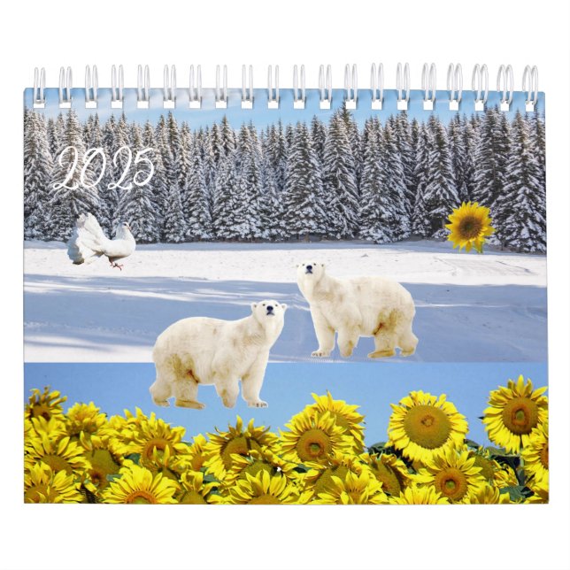 Ours polaire Calendrier 2025 (Protection)