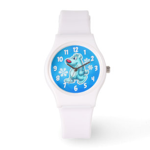 Ours polaire caricature montre mignonne