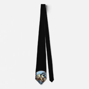 Ours polaire Cravates Faune Cravate Art Ours Neckt