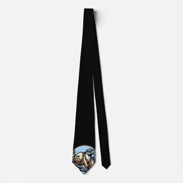 Ours polaire Cravates Faune Cravate Art Ours Neckt (Devant)