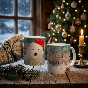 Ours polaire du Père Noël   Tasses Beary Noël