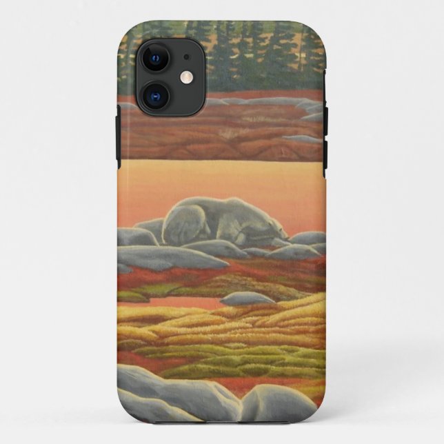 Ours polaire IPhone 5 Coque Faune Art Ours Cadeaux (Dos)