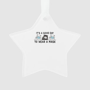 Ours Polaire Ours Noir Portant Visage Masque Migno