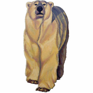 Ours polaire Photo Sculpture Faune Art Cadeaux