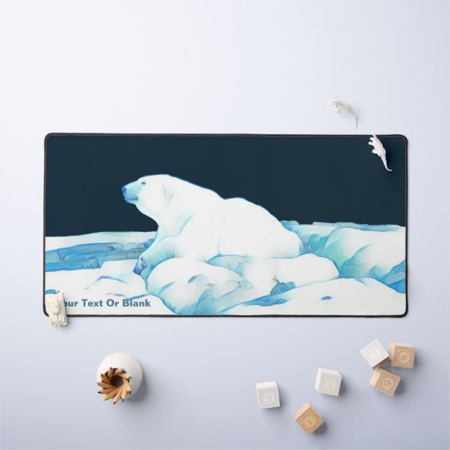 Ours Polaire Sur Glace (Tableau pour enfants)