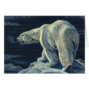 Ours polaire vintage, animaux marins de l'Arctique