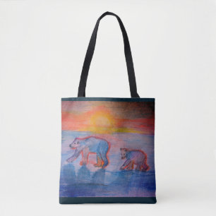 Ours polaires Dessin Sac fourre-tout tout-sur-impr