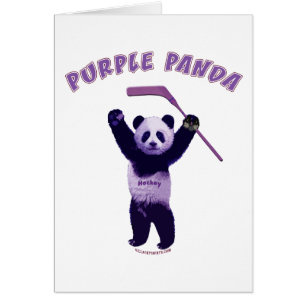 Ours pourpre d'hockey de panda