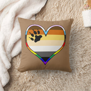Ours Pride Coeur Jeter Oreiller