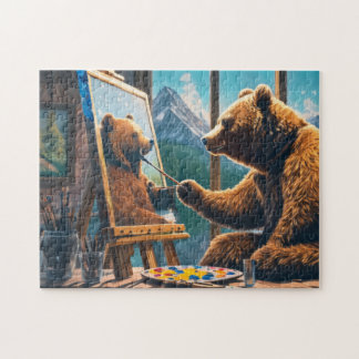 Ours Ventilateur Art Imaginaire Photo Puzzles Brow