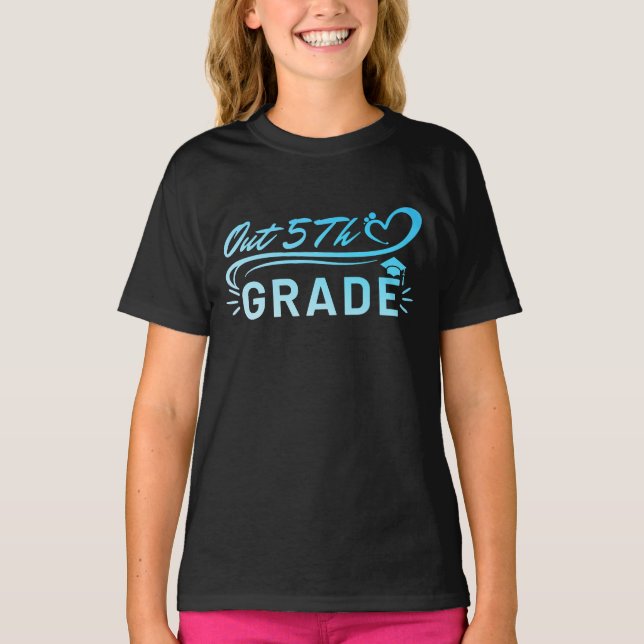 Out 5. Klasse 2023 Abschluss T-Shirt (Vorderseite)