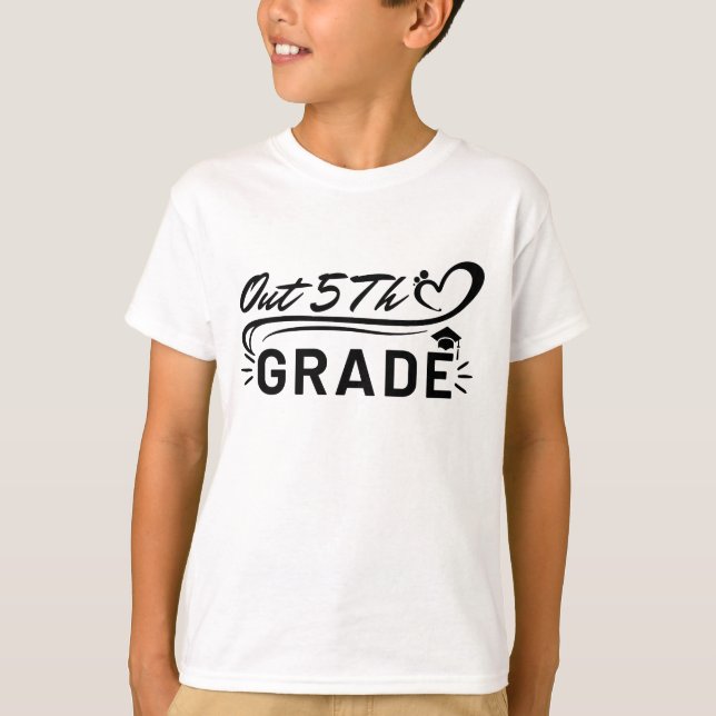 Out 5. Klasse 2023 Abschluss T-Shirt (Vorderseite)