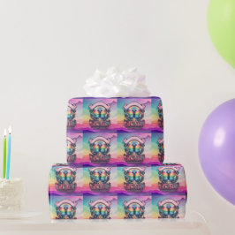 Out and Proud Gay Pride Party Geschenkpapier