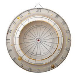 "Out in Space"-Karte Dartscheibe