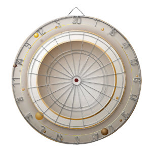 "Out in Space"-Karte Dartscheibe