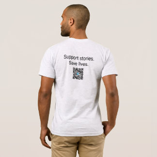 Out Loud QR Code Jersey T - Shirt