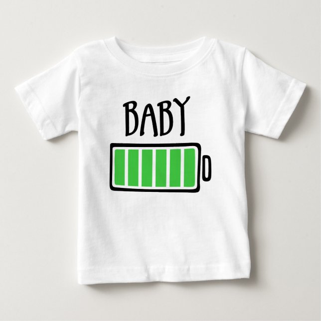 Out of Batteries – Baby Baby T-shirt (Vorderseite)