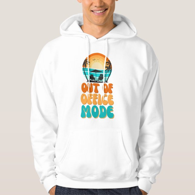 Out of Office Mode Hoodie (Vorderseite)