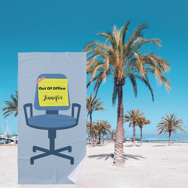 Out Of Office Strandtuch (Von Creator hochgeladen)