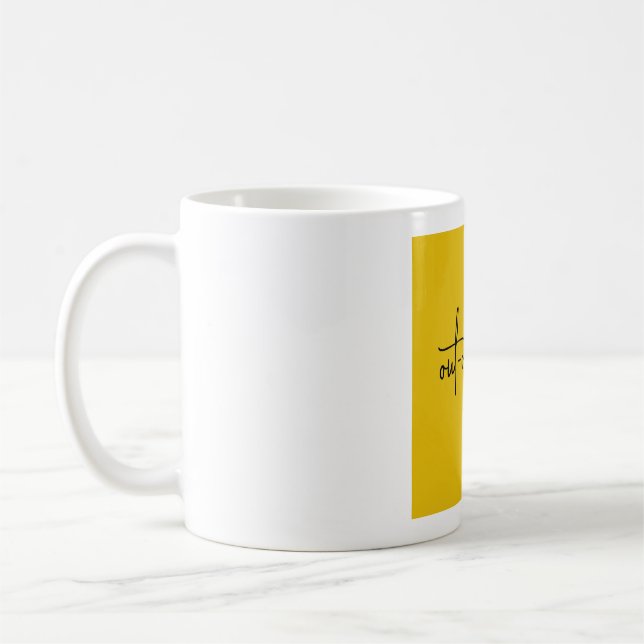 Out-of-Office-Tasse Kaffeetasse (Links)