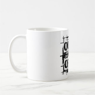 Out of Order Brutalist Industrial Typography Sweat Kaffeetasse