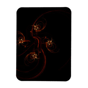 Out of the Dark Abstrakt Art Premium Magnet