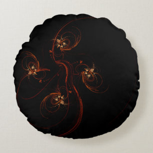 Out of the Dark Abstrakt Art Round Kissen