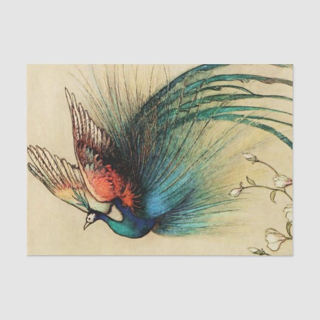 "Out of the Fire" von Warwick Goble Seidenpapier (Vorderseite)