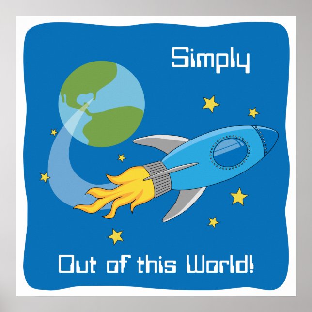 Out of the World Print Poster (Vorne)