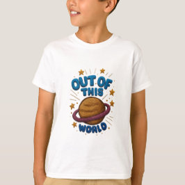 Out of This World  Embroidery Style Tee