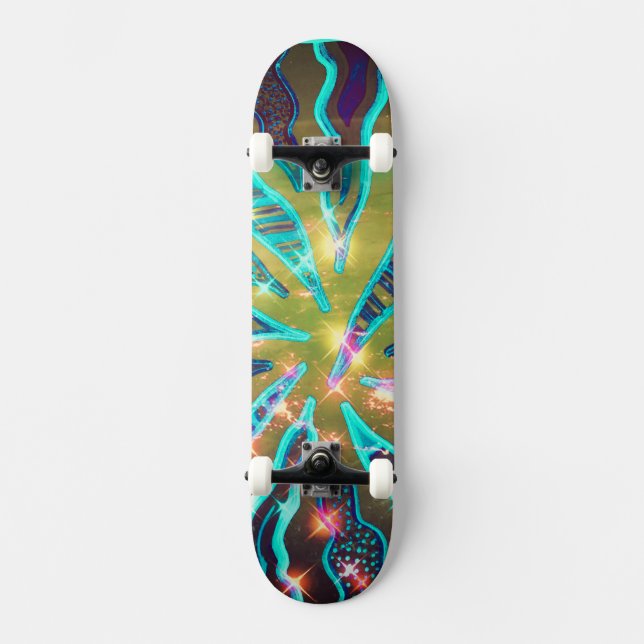 Out of this World Graffiti Skateboard (Vorderseite)