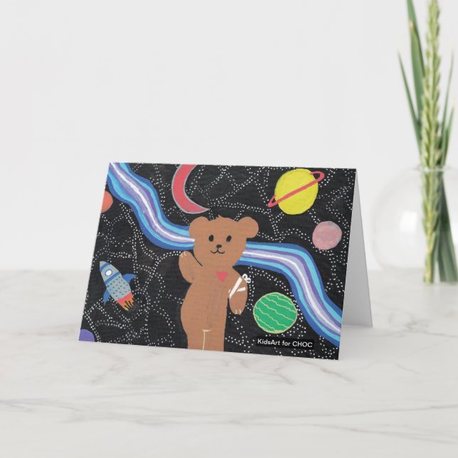 Out Of This World - KidsArt für CHOC Dankeskarte (Vorderseite)