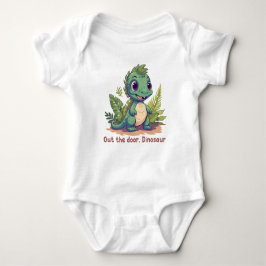 Out the door, Dinosaur Baby Strampler