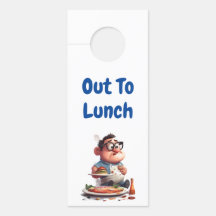 Out to Lunch - Humorer Cartoon-Charakter