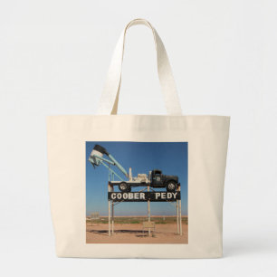 Outback Coober Pedy maßgeschneiderte Souvenir Jumbo Stoffbeutel
