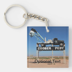 Outback Coober Pedy maßgeschneiderte Souvenir Schlüsselanhänger