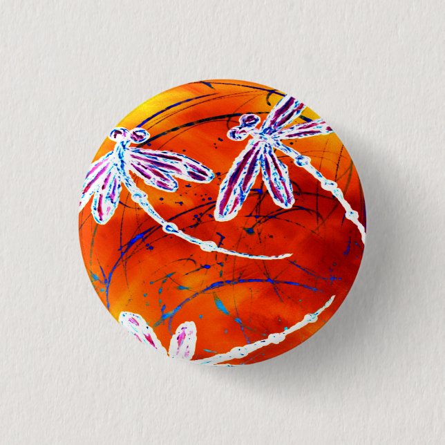 Outback Dragonfly Dance Button (Vorderseite)