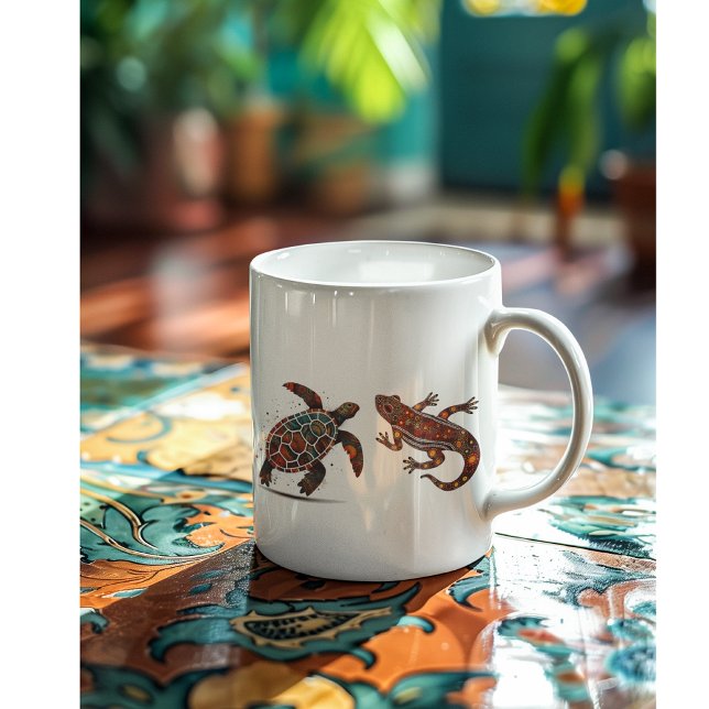 Outback Earth Spirits, Aborigine-Kunst Kaffeetasse (Von Creator hochgeladen)
