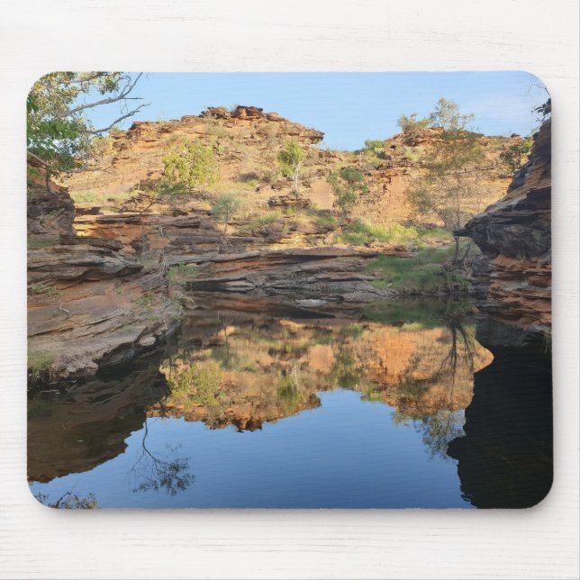 Outback-Felsbassin Mousepad (Vorne)