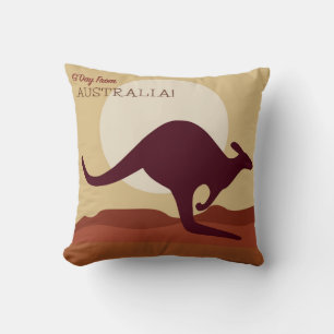 Outback Kangaroo Kissen