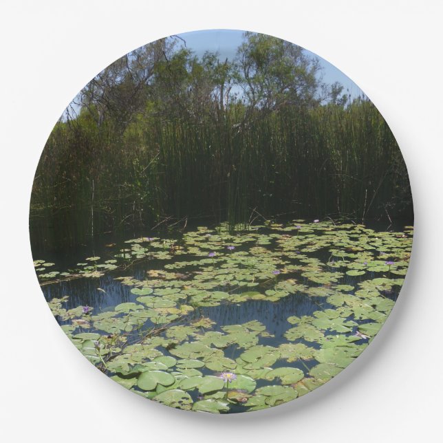 Outback Lily Pads Pappteller (Vorderseite)