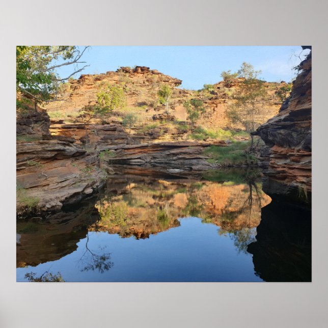 Outback Rock Pool Poster (Vorne)